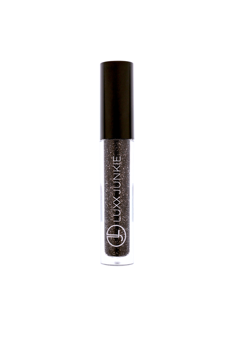 Midnight Kiss Glitter Liquid Eyeshadow: LUXX Junkie vegan smokey pearl glitter