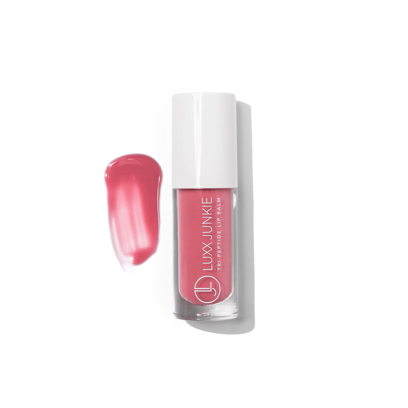 Mauve Magic Tri-Peptide Lip Balm: LUXX Junkie mauve tinted vegan peptide balm 12ml