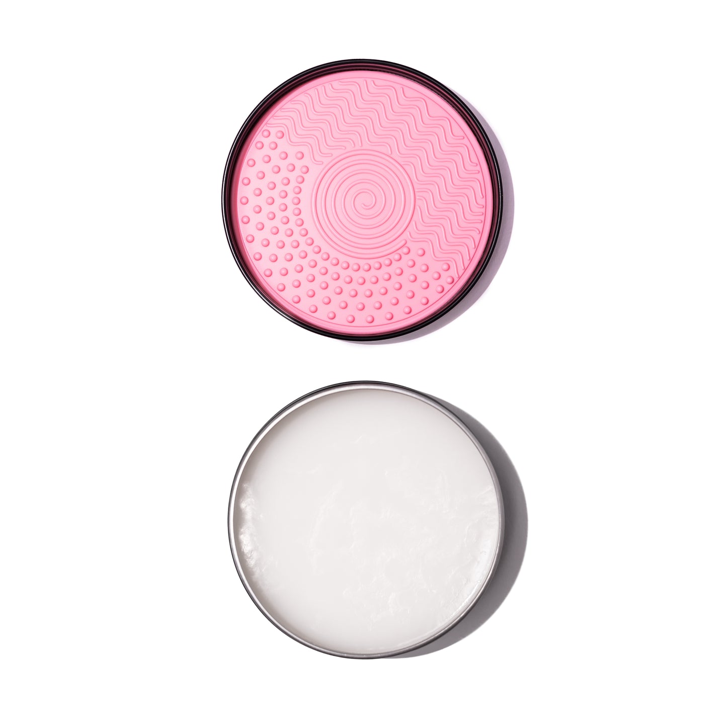 Solid Brush & Sponge Cleaner with Scrubbing Pad
