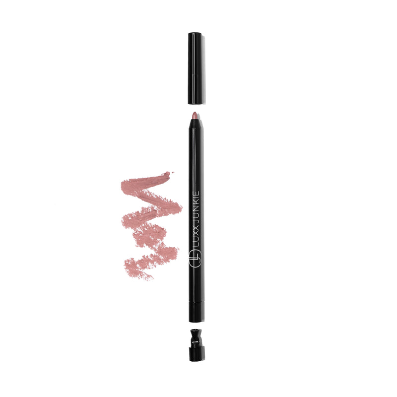Plush LUXX Lip Liner: vegan mauve berry retractable lip liner pencil